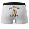 Boxer Homme Mon Golden Retriever c'est ma vie – Impression au dos
