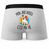 Boxer Homme Mon Jack Russell c'est ma vie – Impression au dos