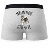 Boxer Homme Mon Malamute c'est ma vie – Impression au dos