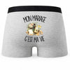 Boxer Homme Mon mariage c'est ma vie – Impression au dos