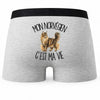 Boxer Homme Mon Norvégien c'est ma vie – Impression au dos