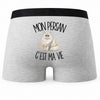 Boxer Homme Mon Persan c'est ma vie – Impression au dos