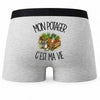 Boxer Homme Mon potager c'est ma vie – Impression au dos