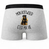 Boxer Homme Mon Rottweiler c'est ma vie – Impression au dos