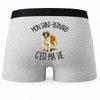 Boxer Homme Mon Saint-Bernard c'est ma vie – Impression au dos