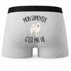 Boxer Homme Mon Samoyède c'est ma vie – Impression au dos
