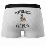 Boxer Homme Mon Schnauzer c'est ma vie – Impression au dos