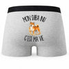 Boxer Homme Mon Shiba Inu c'est ma vie – Impression au dos