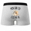 Boxer Homme Mon Shih Tzu c'est ma vie – Impression au dos