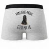 Boxer Homme Mon Terre-Neuve c'est ma vie – Impression au dos