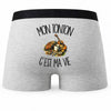 Boxer Homme Mon tonton c'est ma vie – Impression au dos