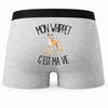 Boxer Homme Mon Whippet c'est ma vie – Impression au dos