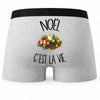Boxer Homme Noël c'est la vie – Impression au dos