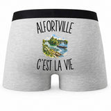 Boxer Homme Alfortville c’est la vie – Impression au dos
