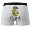 Boxer Homme Bron c’est la vie – Impression au dos