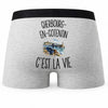 Boxer Homme Cherbourg-en-Cotentin c’est la vie – Impression au dos
