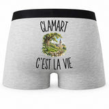 Boxer Homme Clamart c’est la vie – Impression au dos