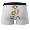 Boxer Homme Dijon c’est la vie – Impression au dos
