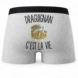 Boxer Homme Draguignan c’est la vie – Impression au dos