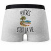 Boxer Homme Hyères c’est la vie – Impression au dos