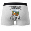 Boxer Homme L’Allemagne c’est la vie – Impression au dos