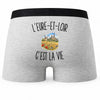 Boxer Homme L’Eure-et-Loir c’est la vie – Impression au dos