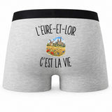 Boxer Homme L’Eure-et-Loir c’est la vie – Impression au dos