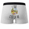Boxer Homme L’Oise c’est la vie – Impression au dos