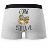 Boxer Homme L’Orne c’est la vie – Impression au dos