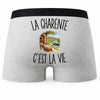 Boxer Homme La Charente c’est la vie – Impression au dos