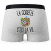 Boxer Homme La Corrèze c’est la vie – Impression au dos