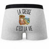 Boxer Homme La Creuse c’est la vie – Impression au dos
