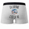 Boxer Homme La Laponie c’est la vie – Impression au dos