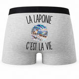 Boxer Homme La Laponie c’est la vie – Impression au dos