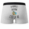 Boxer Homme La Nouvelle-Calédonie c’est la vie – Impression au dos