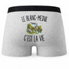 Boxer Homme Le Blanc-Mesnil c’est la vie – Impression au dos