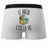 Boxer Homme Le Brésil c’est la vie – Impression au dos