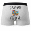 Boxer Homme Le Cap-Vert c’est la vie – Impression au dos