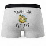 Boxer Homme Le Maine-et-Loire c’est la vie – Impression au dos