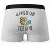 Boxer Homme Le Pays de Caux c’est la vie – Impression au dos