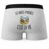 Boxer Homme Les Hautes-Pyrénées c’est la vie – Impression au dos