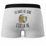 Boxer Homme Les Hauts-de-Seine c’est la vie – Impression au dos