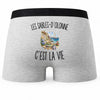 Boxer Homme Les Sables-d’Olonne c’est la vie – Impression au dos