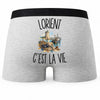 Boxer Homme Lorient c’est la vie – Impression au dos