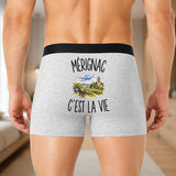 Boxer Homme Mérignac c’est la vie – Impression au dos