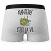 Boxer Homme Nanterre c’est la vie – Impression au dos