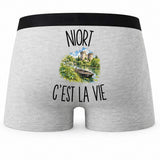 Boxer Homme Niort c’est la vie – Impression au dos