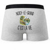 Boxer Homme Noisy-le-Grand c’est la vie – Impression au dos