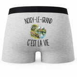 Boxer Homme Noisy-le-Grand c’est la vie – Impression au dos