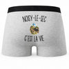 Boxer Homme Noisy-le-Sec c’est la vie – Impression au dos